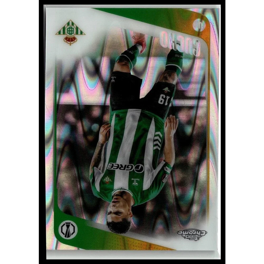2025-26 Topps Chrome UEFA Elye Wahi #61 Eintracht Frankfurt Raywave Refractor